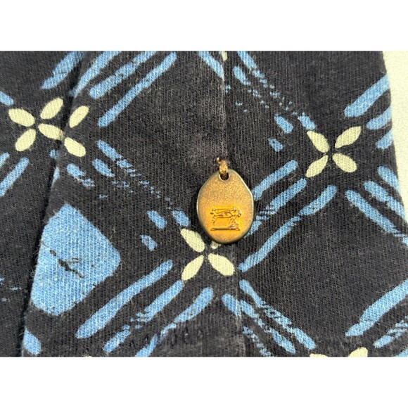 Scotch & Soda Men's Cotton Jersey Crew Neck Geometric Blue AOP Printed T-Shirt L - Picture 5 of 12